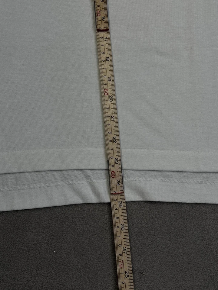 复古夏威夷衬衫男式特大号模拟领彩虹图案 90 年代美国制造 T 恤 — 第 3/4 张图片