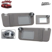 07-2011 For Toyota Camry Sun Visor Pair Left & Right Gray W/Sunroof & Lights