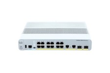 Conmutador de 12 puertos Cisco Catalyst serie 3560-CX, WS-C3560CX-12PC-S, reacondicionado,