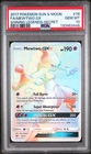 2017 POKEMON FA/MEWTWO GX-SECRET SUN & MOON SHINING LEGENDS #76 PSA 10