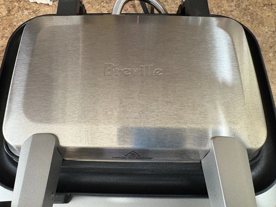 Máquina de waffle Breville BWM604XL The Smart Waffle Pro 4 fatias testada funciona - Imagem 2 de 4