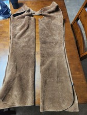 vintage western suede chaps used