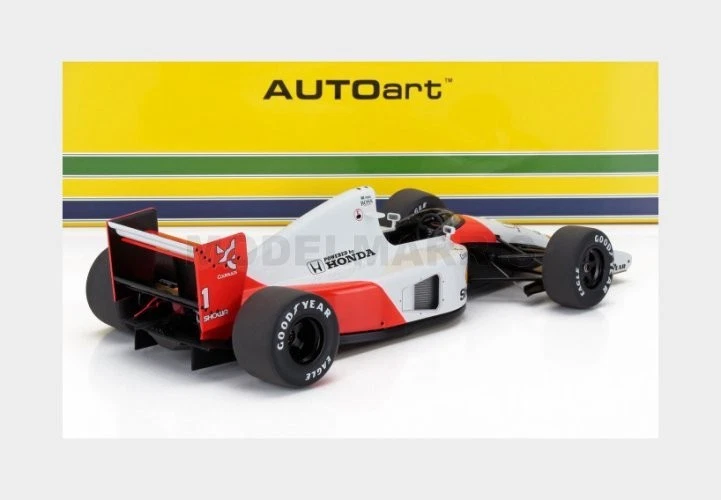 AUTOART 89150 McLAREN - F1 MP4/6 HONDA N 1 WORLD CHAMPION 2nd JAPAN GP 1991 AYRT - Immagine 2 di 2