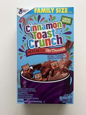 Cinnamon Toast Crunch Mexican Hot Chocolate Family 18.8 oz Limited Edition