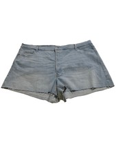 Old Navy Denim Shorts Women’s Size 26 Light Wash High Rise Ski-Hi A-Line Casual