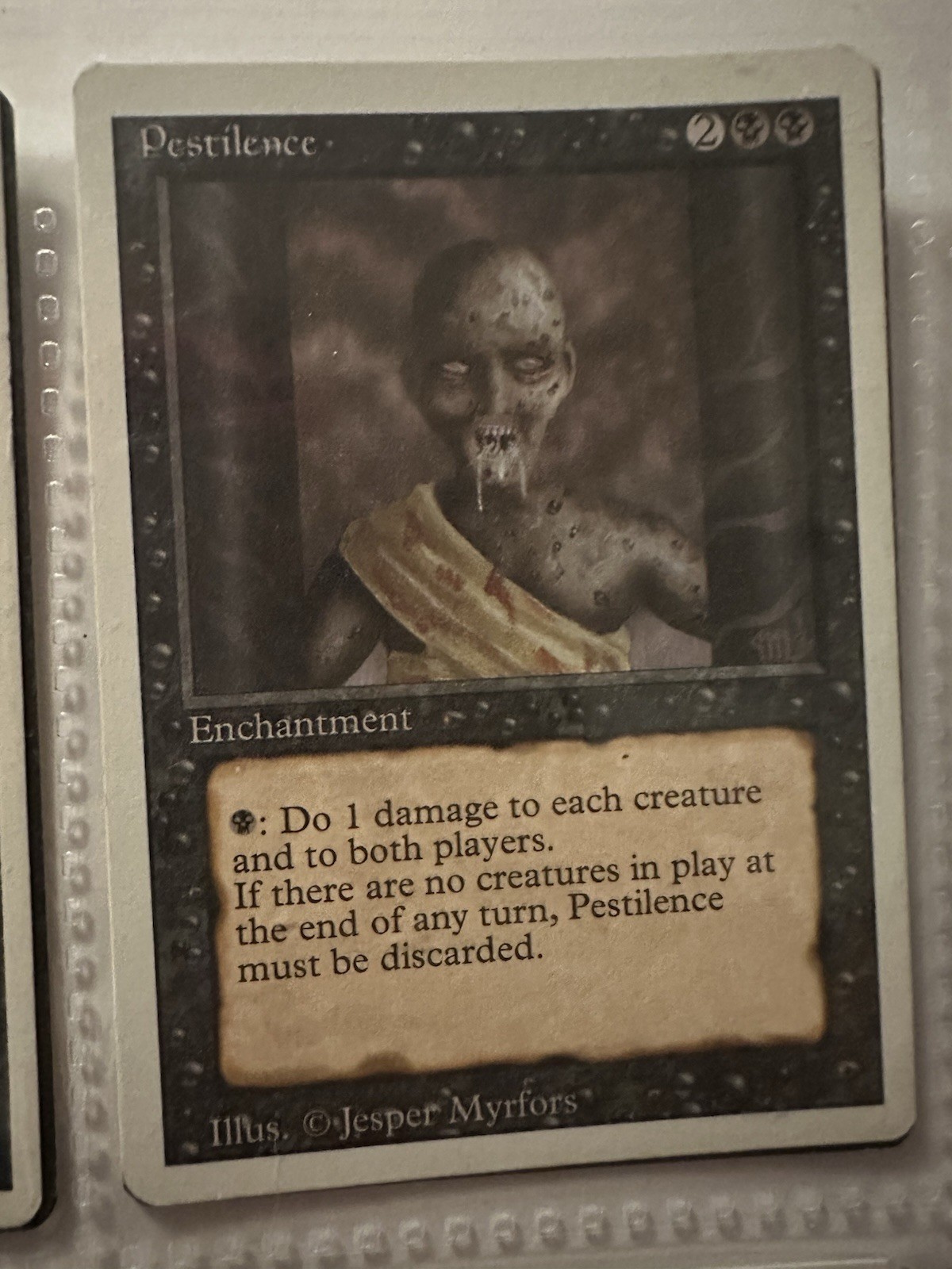 Magic the Gathering Pestilence Unlimited Edition LP