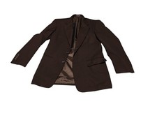 Versini Tuxedo One Button Mens Jacket 37R Black 100 Wool Suit Tux Grade C