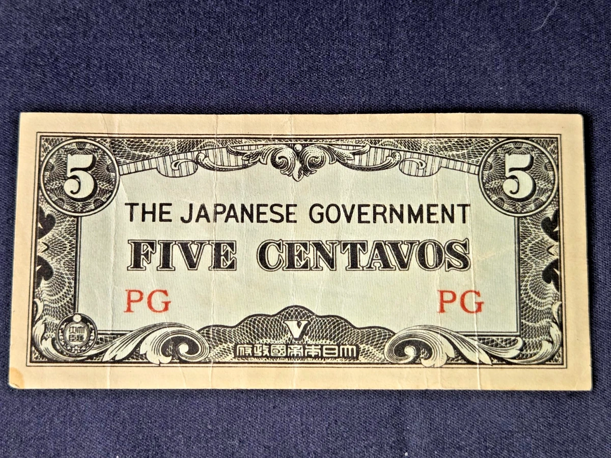 Japanese 5 Centavos Indiana Japanese PAPER Money for sale | eBay