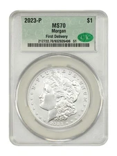 2023-P $1 Morgan Dollar CACG MS70 (First Delivery)