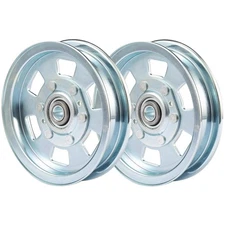 2X 033-7201-00 Lawn Mower Deck Flat Idler Pulley Fit Bad Boy ZT 48" 54" 60" Deck
