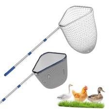 Chicken Catching Net 2 Pcs, Chicken Net for Chicken Supplies, Stainless Steel