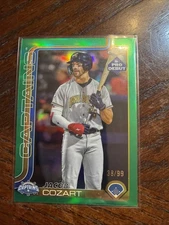 2025 Topps Pro Debut Green Chrome Jacob Cozart /99 Guardians #PD-3