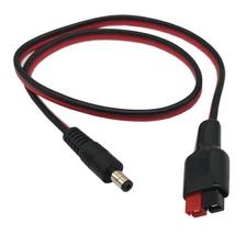 14AWG DC 5.5mm x 2.1mm Power Plug Extension Cable Connector for Generator Bac...