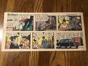 Walt Disney’s Classic Tales Lot of 2 Sunday Comics Candleshoe