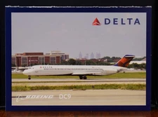 2010 Delta Air Lines DC9 Aircraft Airplane Trading card #30 Make Offer!