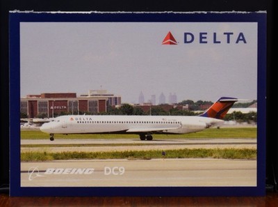 2010 Delta Air Lines DC9 Aircraft Airplane Trading card #30