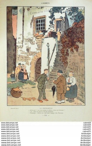 La Baionnette 1916 # 075 (Chez Eux) Gastyne Leandre Le Quesne Iribe - Bild 3 von 8