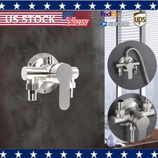 Wall Mount Shower Faucet Control Valve Bath Mixer Bathroom Water Tap Hot  Cold