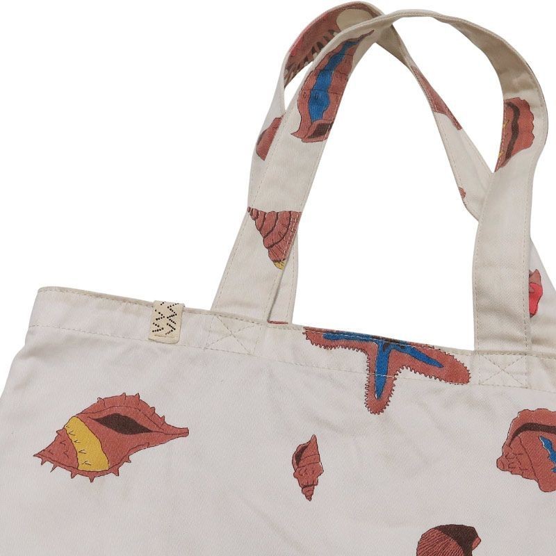 Visvim Shells Tote Bag Ivory Shell Design Men Han… - image 3
