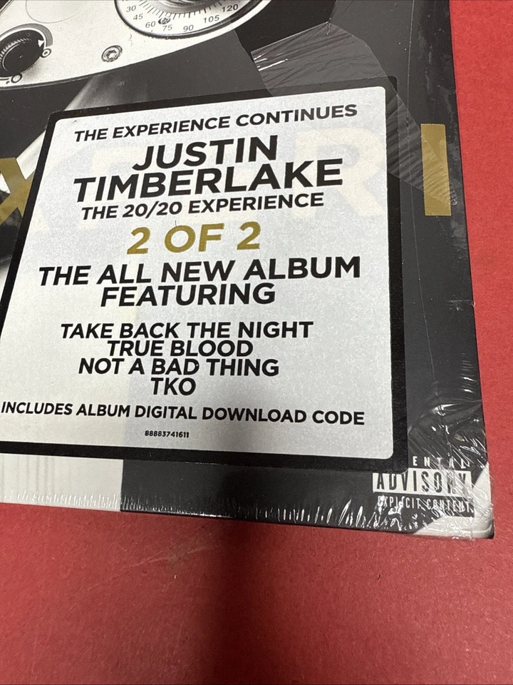JUSTIN TIMBERLAKE The 20 / 20 Experience 2x LP  + 7” Vinyl #2 Sealed Target Exc - Image 3 of 4