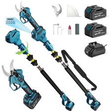 Effortless 2-in-1 Pole Pruner with 12.8Ft , 1...
