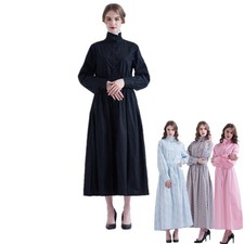 Women Victorian Dress Edwardian Housekeeper Maid Dress Servant Walking Dress