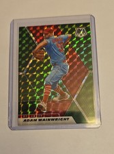 2021 Panini Mosaic - Adam Wainwright #148 Green Mosaic Prizm