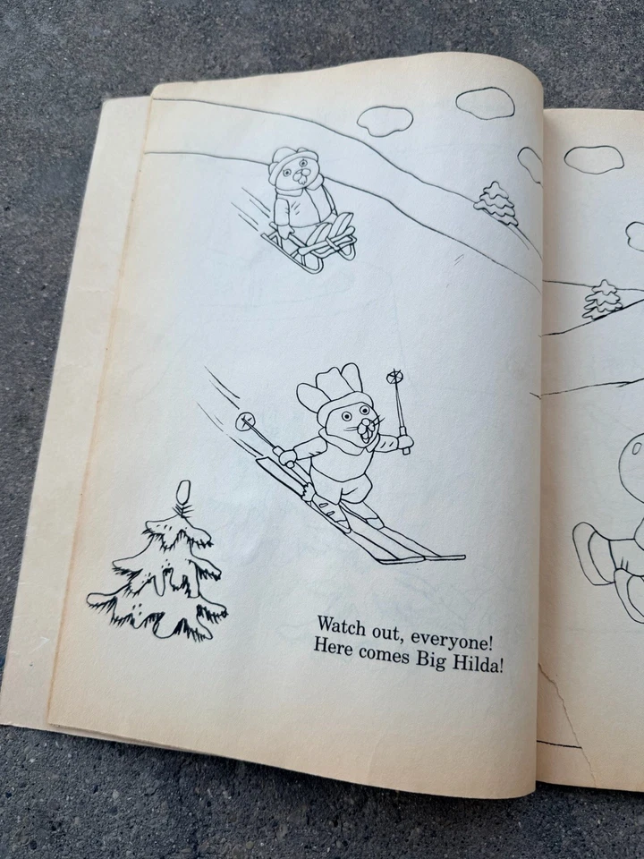 Vintage 1985 Richard Scarry's Best Christmas Coloring Book Ever! Foto 3 de 4