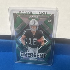 2025 Panini Prizm - Emergent Jack Bech #11 Green Prizm 
