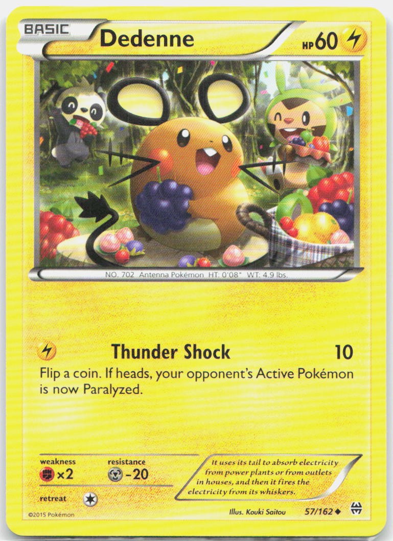 Dedenne 57/162 XY - BREAKthrough Pokemon NM English