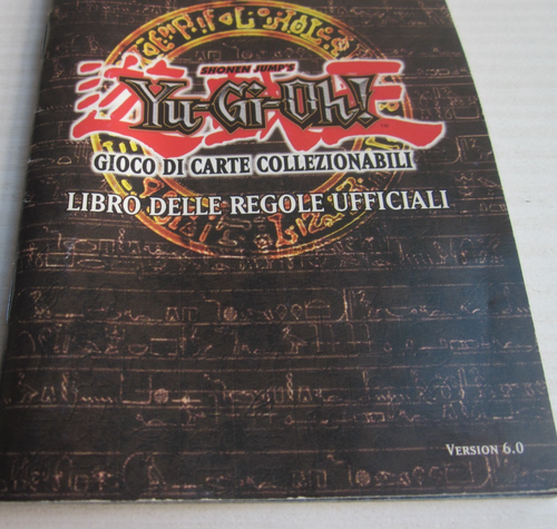 YU GI OH-Book of Official Rules-Manual Italian Edition-Konami Booklet - Picture 7 of 8