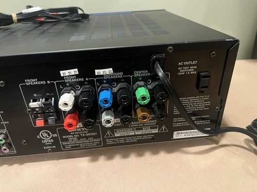 ONKYO TX-SR501 Home Theater Receiver Dolby Digital Pro Logic II *TESTED* - Picture 10 of 11