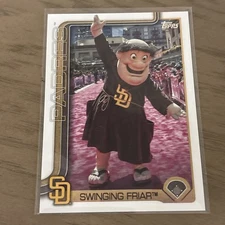 2025 Topps Series 1 Celebration - Swinging Friar Mascot #M-20 Padres