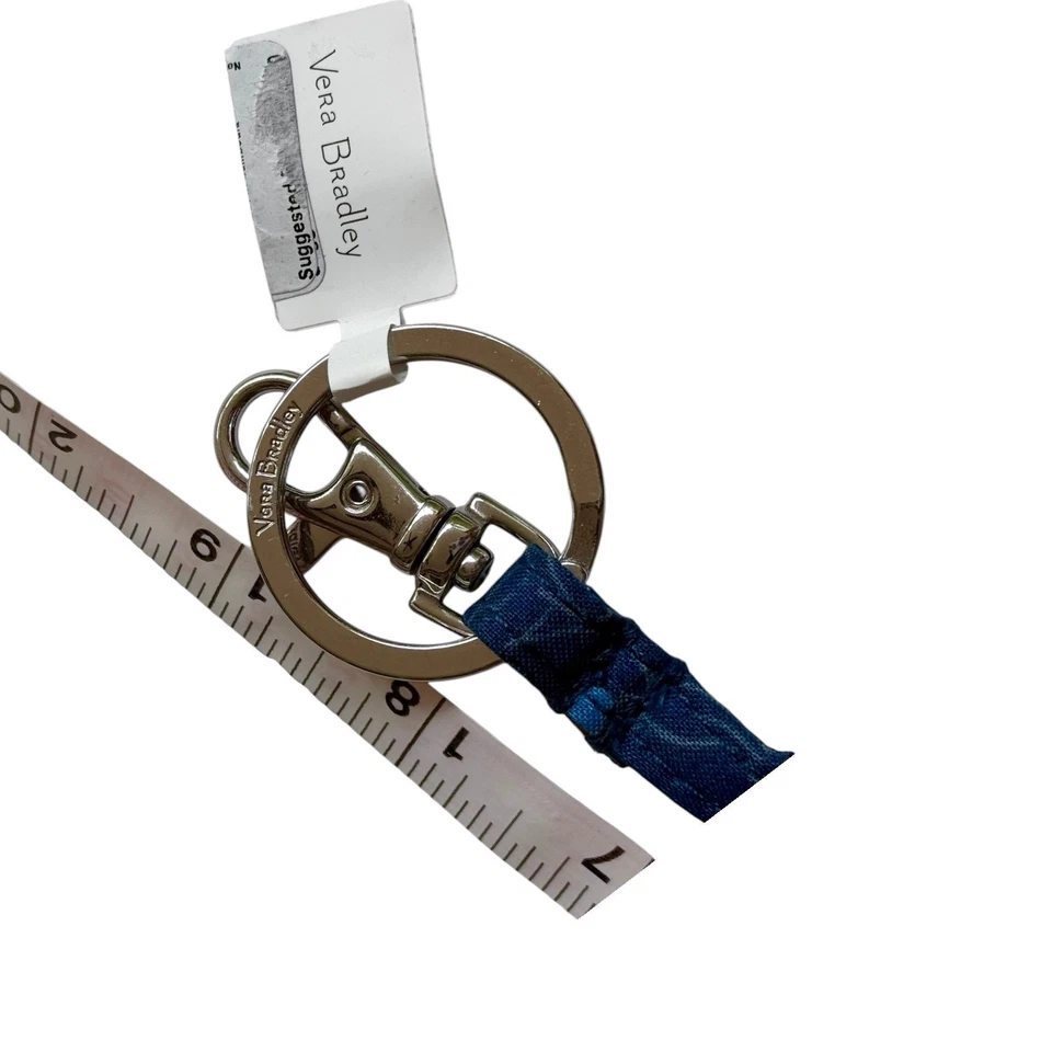 Vera Bradley LANYARD Floral Bursts Ring CLIP for Keys Zip ID Purse Tote Backpack - Image 3 of 4