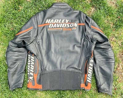 Vintage 2006 Harley Davidson Men's Screamin Eagle Leather Jacket