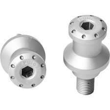 Puig Swingarm Spools Hi-Tech 6mm Silver 2 Pac...