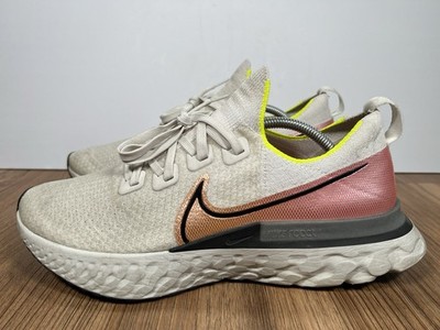 Nike React Infinity Run CD4371-004 Mens 12 Running Shoes Pink White Sneakers