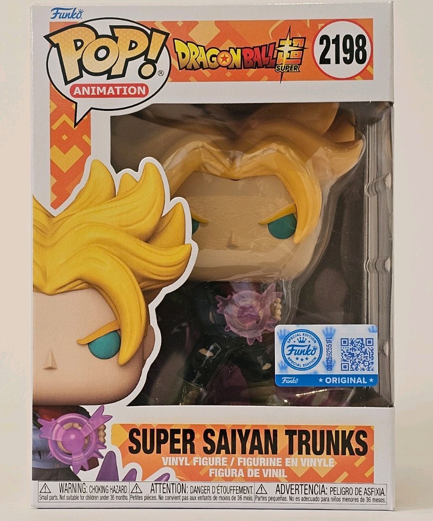 Funko Pop Dragon Ball Z Super Saiyan Trunks 2198