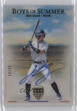 2023 Chronicles America's Pastime Boys of Summer Gold 12/25 Jose Salas Auto 03j5