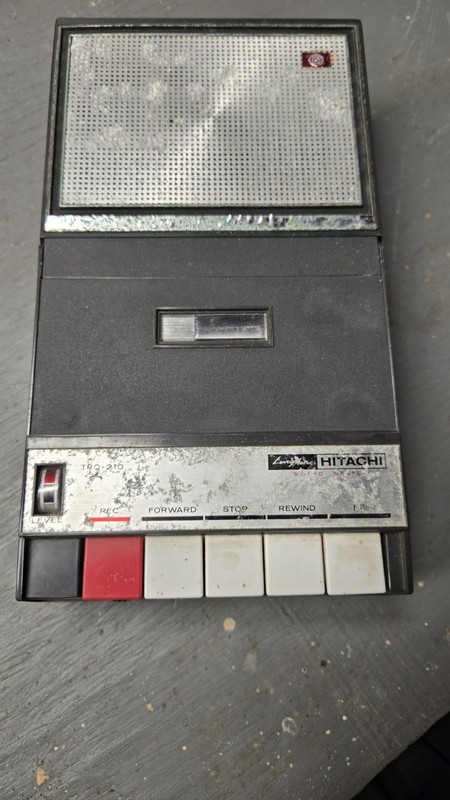 Vintage Hitachi Tape Recorder TRQ-210 for Parts Or Restoration Untested