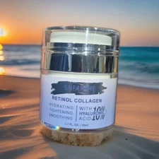 2Pk Day & Night Instant Face Lift Cream w Retinol, Collagen & Hyaluronic Acid 