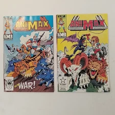 ANIMAX STAR MARVEL COMICS 1 & 2 LOT 1986