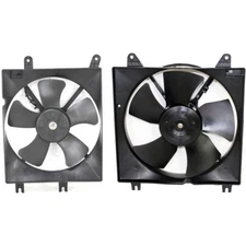 Radiator Cooling Fan w/ A/C Condenser Fan For 2004-2008 Suzuki Forenza LH & RH