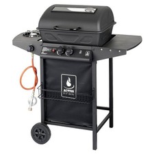 Barbecue a gas in pietra lavica 5,5 KW + bruciatore laterale 2,5 KW