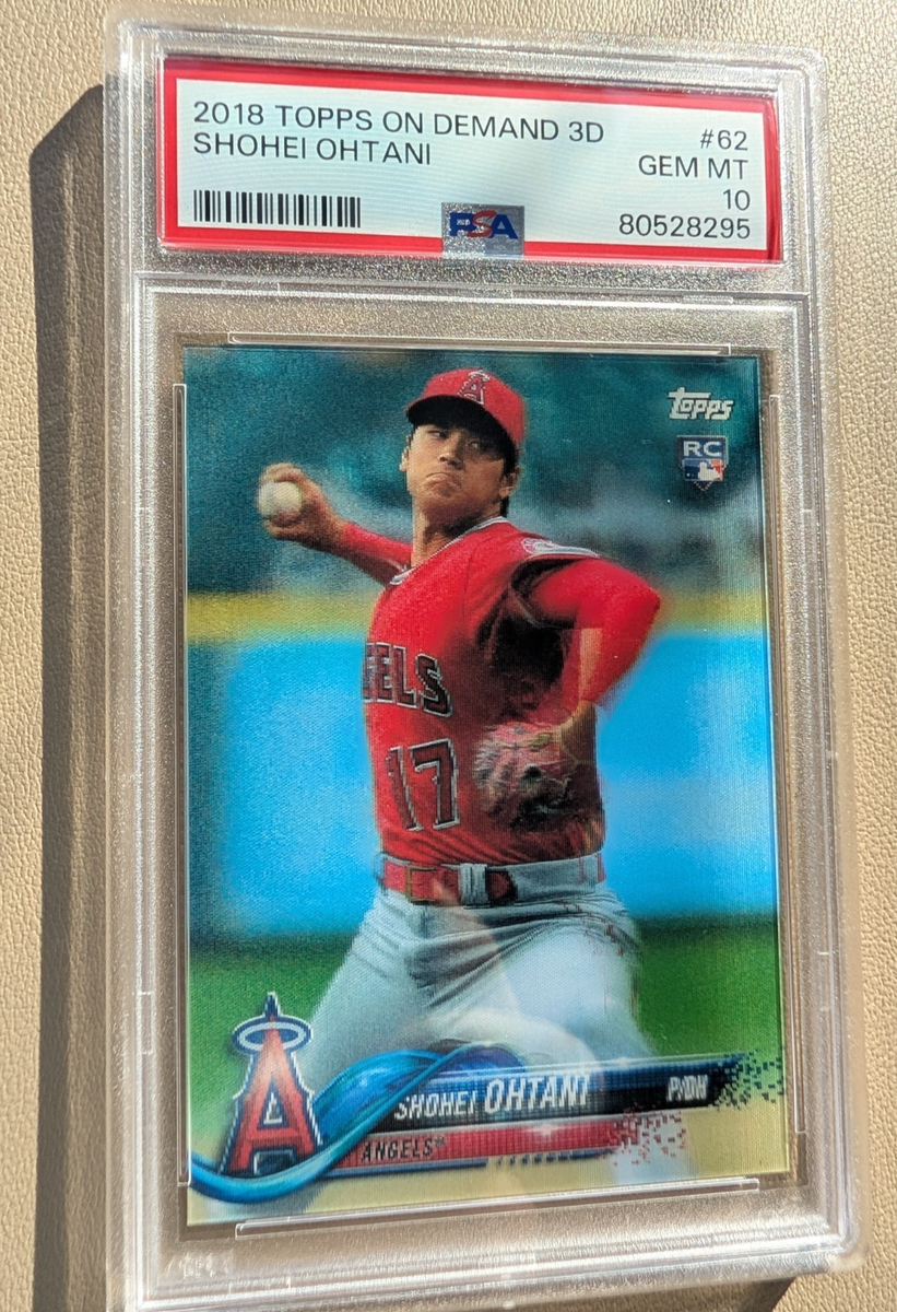 2018 Topps On Demand 3D Shohei Ohtani RC #62 Low Pop Rookie PSA 10
