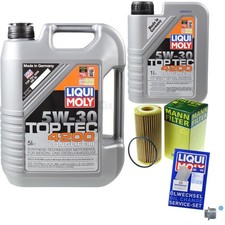Mann-Filter Filtre à Huile 6 L LIQUI MOLY Top Tec 4200 5W-30 pour VW Skoda Golf