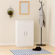 ARMADIO/SCARPIERA CM 55X36 H. 108 BIANCO OPACO