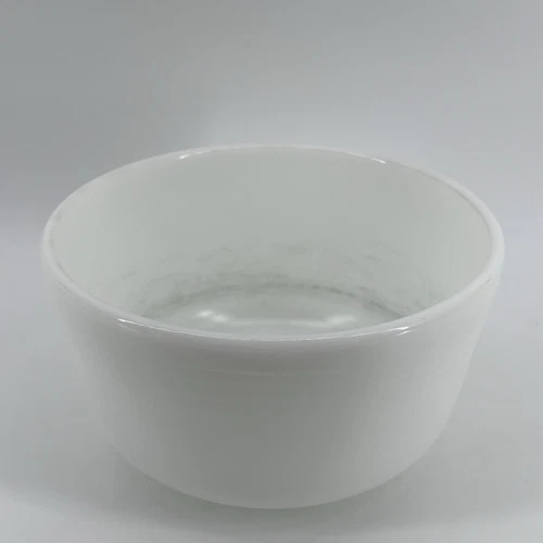 VTG Hamilton Beach Milk Glass Ribbed Large Mixing Bowl For Stand Mixer USA 23