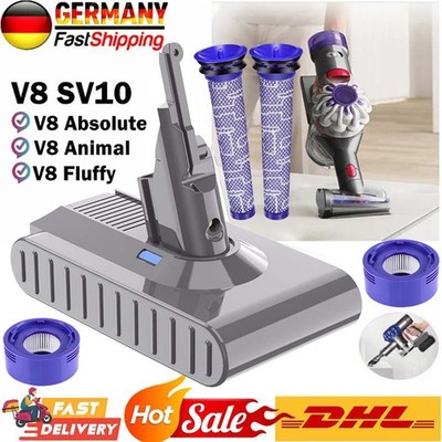 Original Akku Für Dyson V8 SV10 Absolute Pro Animal Fluffy Sony Cell 9,0Ah 21,6V
