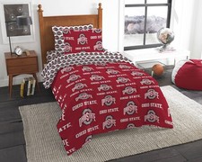 Northwest NCAA Ohio State Buckeyes Unisex 5-piece Bed in a Bag Set